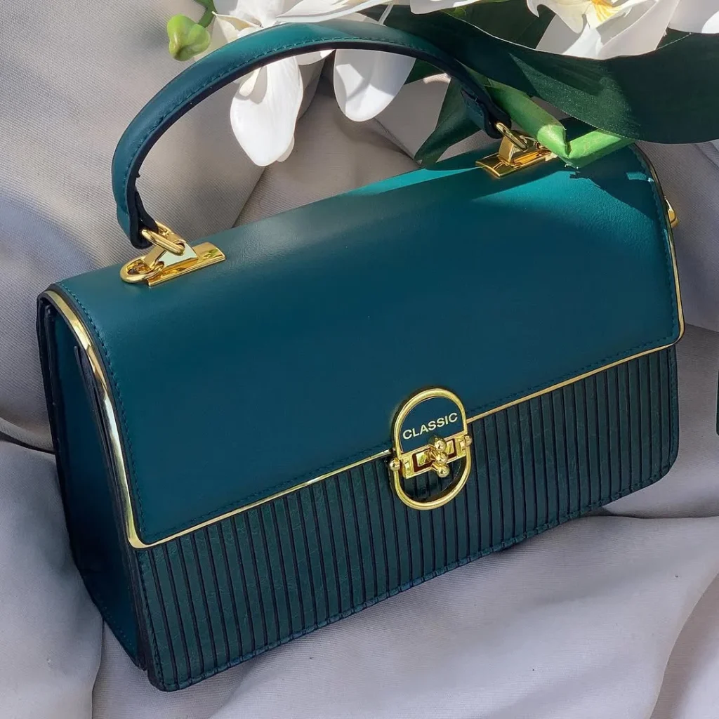 Classic Brand Authentic Handbag With box Blue